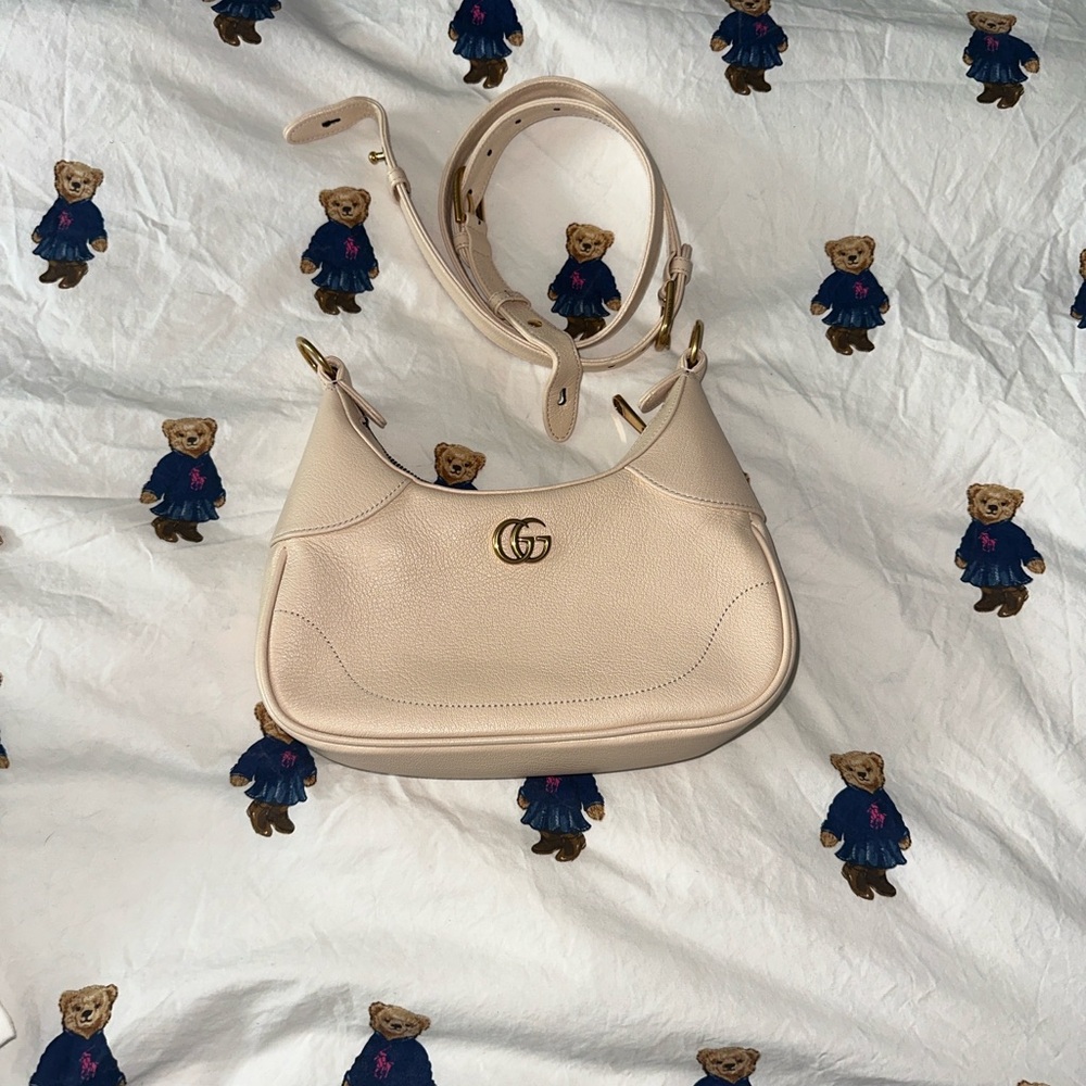 Gucci Beige /Cream Leather Bag aphrodite - Picture 3 of 10
